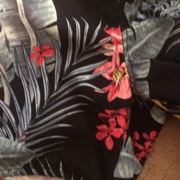 Burnside Tropical Print Swim Shorts - Picture 6 of 9